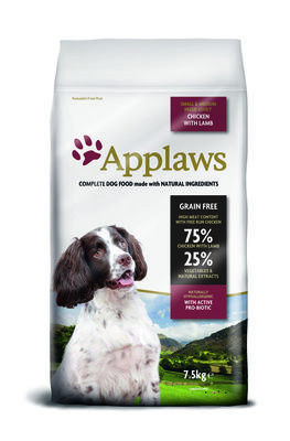 Applaws Беззерновой для Собак малых и средних пород Курица и Ягненок/Овощи  7,5 кг