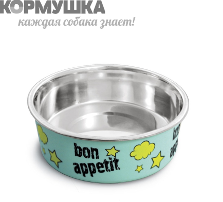 Миска металлическая на резинке "Bon Appetit", 0,25л, Triol