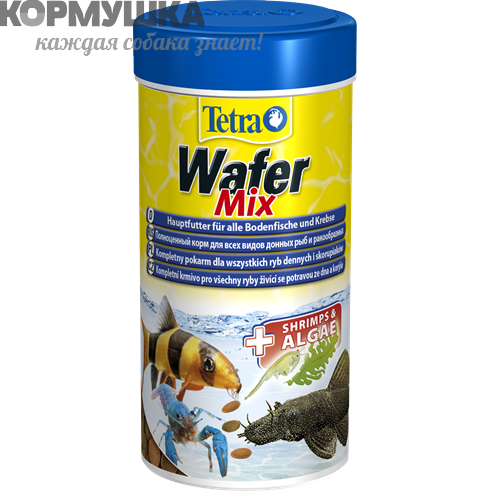 Tetra Wafer Mix корм для донных рыб и ракооб-х, 100 мл