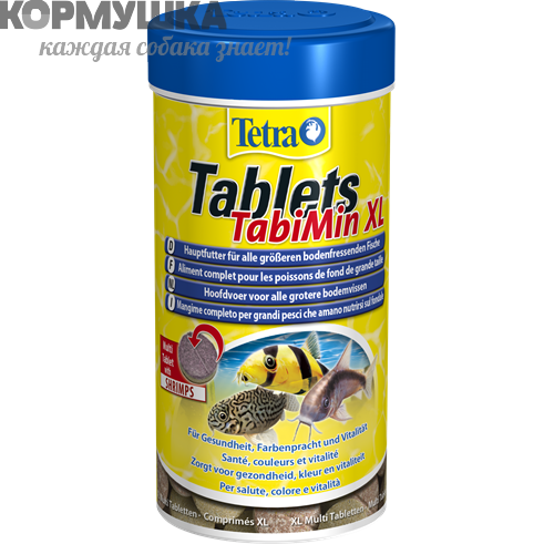 Tetra Tablets TabiMin XL корм для донных рыб 133 таб.                                         