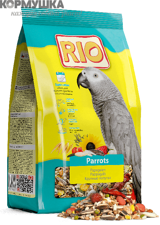 РИО корм для крупных попугаев 1 кг