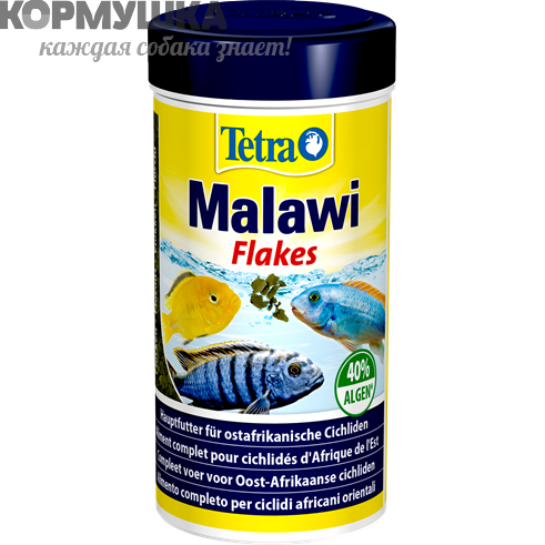 Tetra Malawi Flakes хлопья для травоядных цихлид, 1 л