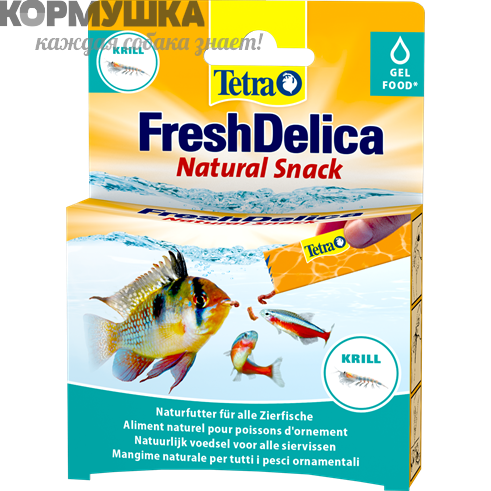 Tetra FreshDelica Krill натуральный корм для декор. рыб, 48 г                 