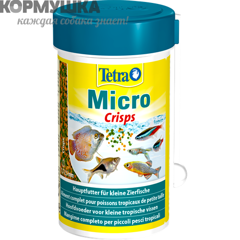Tetra Micro Crisps чипсы мелкие для декор. рыб, 100 мл                                            