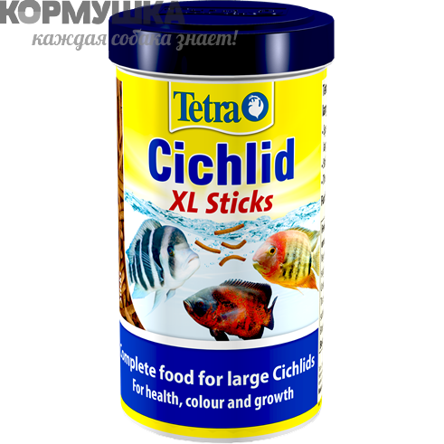 Tetra Cichlid XL Sticks крупные палочки для цихлид, 500 мл