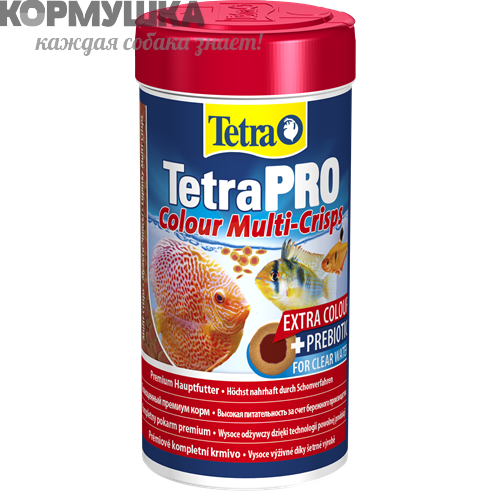 TetraPro Colour Multi Crisps чипсы для усиления окраса рыб, 100 мл