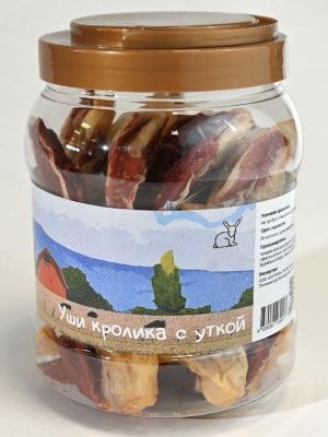 NF45 Уши кролика с уткой 600 г