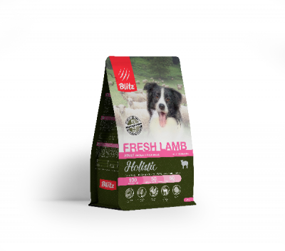 Blitz ягненок низкозерновой для собак 1,5 кг