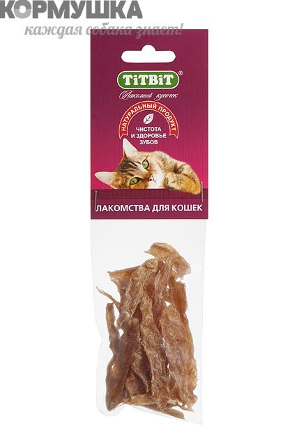 TiTBiT: филе куриное соломка (мягк.уп), д/кошек