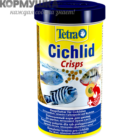 Tetra Cichlid Crisps чипсы для цихлид, 500 мл