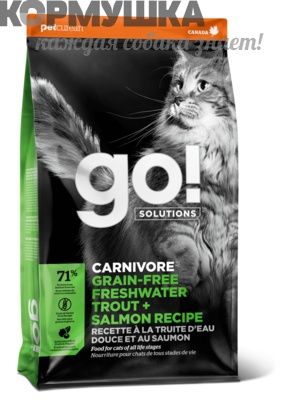 GO! Carnivore Форель/Лосось для кошек 1,36 кг