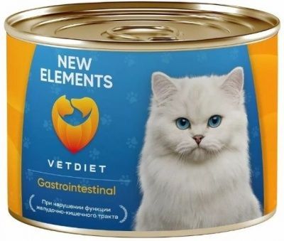 New Elements Gastrointestinal для кошек 240 г