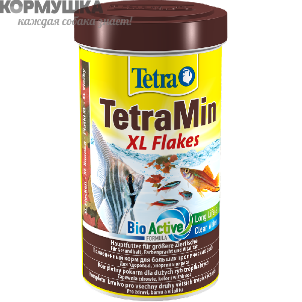 Tetra Min XL Flakes крупные хлопья для декор.рыб 500 мл