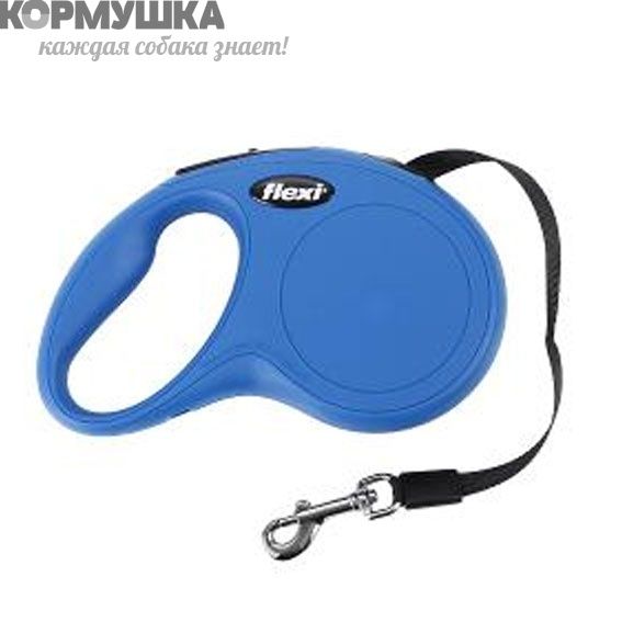 Рулетка (Triol) Flexi Standard Soft Blue FDL013 лента S 5м до 15кг                                  