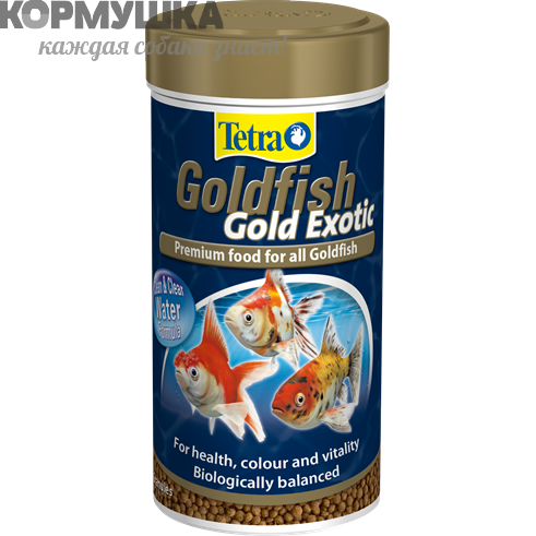 Tetra Goldfish Gold Exotic премиум корм для золотых рыб, 250 мл