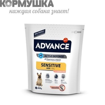 Advance для собак мелких пород с лососем 7,5 кг
