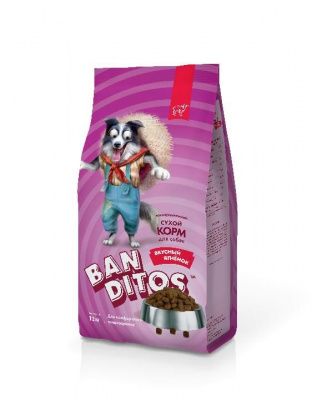 Banditos Вкусный ягненок для собак 12  кг
