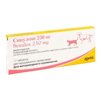 Синулокс табл. 250 мг