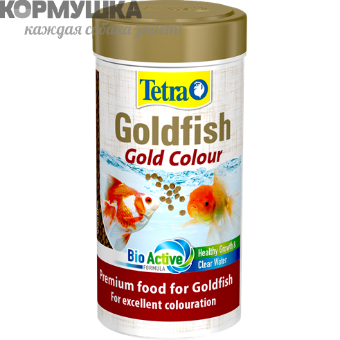 Tetra Goldfish Gold Colour премиум корм для окраса золотых рыб, 250 мл