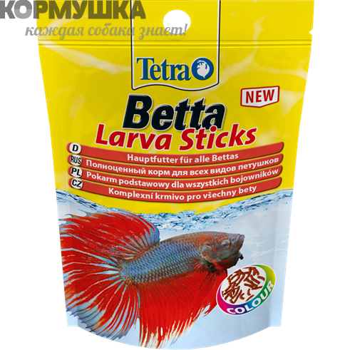 Tetra Betta Lavra Sticks корм для петушков, 100 мл