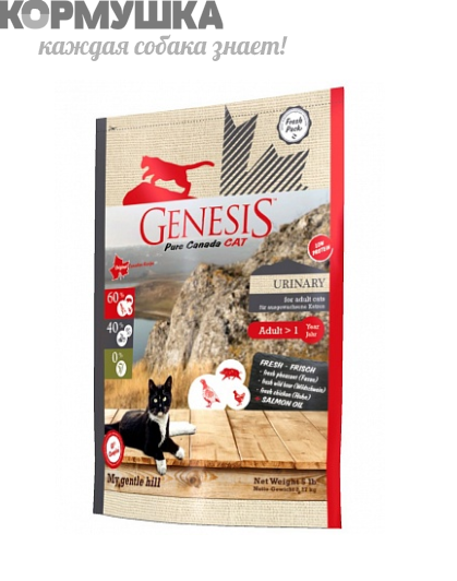 Genesis профилактика МКБ для кошек My Gentle Hill Urinary 2,268 кг