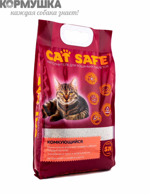 Cat Safe комкующийся 5 л