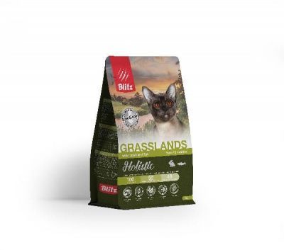 Blitz Holistic GRASSLANDS для кошек 1,5 кг