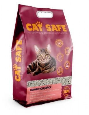 Cat Safe комкующийся 10 л