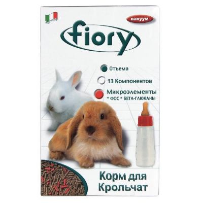 Fiory Puppypellet гранулы для крольчат, 850 г