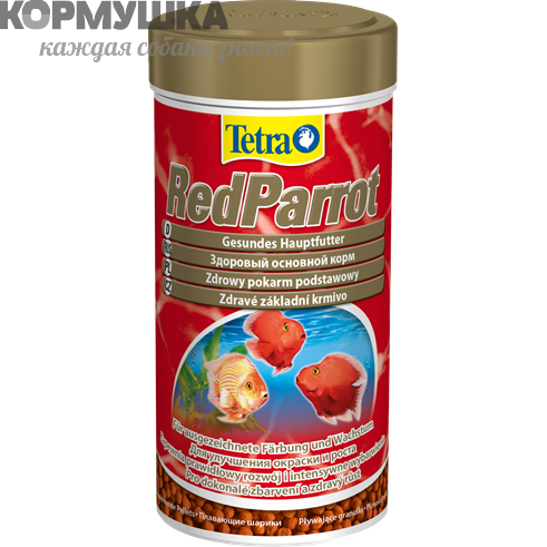 Tetra Red Parrot основной корм для красных попугаев, 1 л