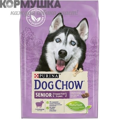 Дог Чау для собак старше 9 лет с ягнёнком 14 кг