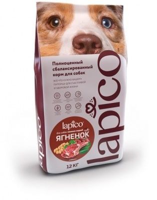 Lapico Advanced корм д/собак мелких пород с Ягненком 12 кг