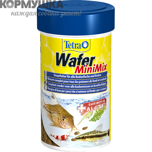 Tetra Wafer MiniMix корм для донных рыб и ракооб-х, 250мл